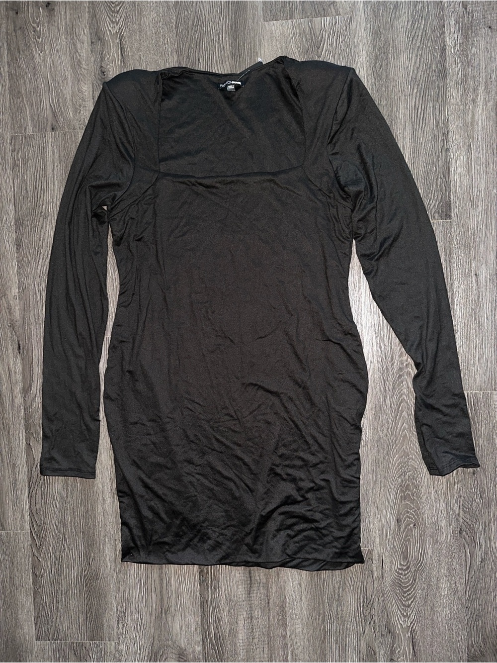 Powerful Moves Shoulder Pad Mini Dress